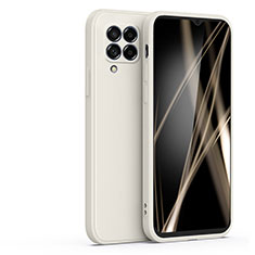 Funda Silicona Ultrafina Goma 360 Grados Carcasa S01 para Samsung Galaxy M22 4G Blanco