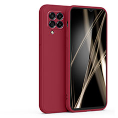 Funda Silicona Ultrafina Goma 360 Grados Carcasa S01 para Samsung Galaxy M22 4G Rojo