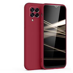 Funda Silicona Ultrafina Goma 360 Grados Carcasa S01 para Samsung Galaxy M42 5G Rojo