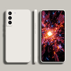 Funda Silicona Ultrafina Goma 360 Grados Carcasa S01 para Samsung Galaxy S21 FE 5G Blanco