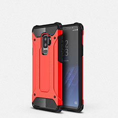 Funda Silicona Ultrafina Goma 360 Grados Carcasa S01 para Samsung Galaxy S9 Plus Rojo