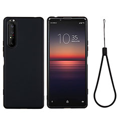 Funda Silicona Ultrafina Goma 360 Grados Carcasa S01 para Sony Xperia 1 III Negro