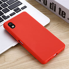 Funda Silicona Ultrafina Goma 360 Grados Carcasa S01 para Sony Xperia Ace III Rojo