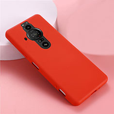 Funda Silicona Ultrafina Goma 360 Grados Carcasa S01 para Sony Xperia PRO-I Rojo