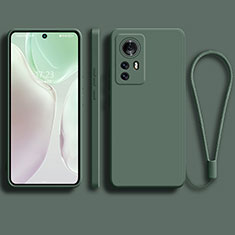 Funda Silicona Ultrafina Goma 360 Grados Carcasa S01 para Xiaomi Mi 12 5G Verde