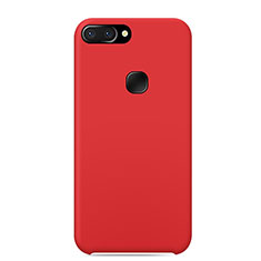 Funda Silicona Ultrafina Goma 360 Grados Carcasa S01 para Xiaomi Mi 8 Lite Rojo