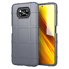 Funda Silicona Ultrafina Goma 360 Grados Carcasa S01 para Xiaomi Poco X3 Pro Gris