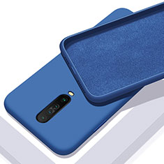 Funda Silicona Ultrafina Goma 360 Grados Carcasa S01 para Xiaomi Redmi K30 4G Azul