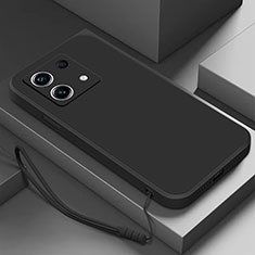 Funda Silicona Ultrafina Goma 360 Grados Carcasa S01 para Xiaomi Redmi Note 13 5G Negro