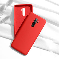 Funda Silicona Ultrafina Goma 360 Grados Carcasa S01 para Xiaomi Redmi Note 8 Pro Rojo