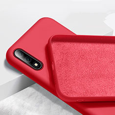 Funda Silicona Ultrafina Goma 360 Grados Carcasa S02 para Huawei Honor 9X Rojo