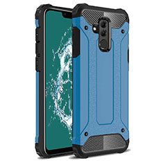 Funda Silicona Ultrafina Goma 360 Grados Carcasa S02 para Huawei Mate 20 Lite Azul