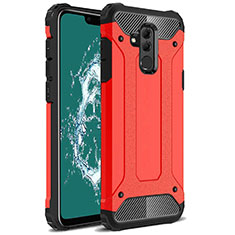 Funda Silicona Ultrafina Goma 360 Grados Carcasa S02 para Huawei Mate 20 Lite Rojo