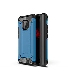 Funda Silicona Ultrafina Goma 360 Grados Carcasa S02 para Huawei Mate 20 Pro Azul