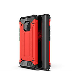 Funda Silicona Ultrafina Goma 360 Grados Carcasa S02 para Huawei Mate 20 Pro Rojo