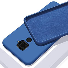 Funda Silicona Ultrafina Goma 360 Grados Carcasa S02 para Huawei Mate 30 Lite Azul