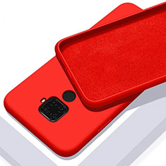 Funda Silicona Ultrafina Goma 360 Grados Carcasa S02 para Huawei Mate 30 Lite Rojo