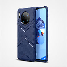 Funda Silicona Ultrafina Goma 360 Grados Carcasa S02 para Huawei Mate 30E Pro 5G Azul