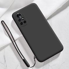 Funda Silicona Ultrafina Goma 360 Grados Carcasa S02 para Huawei Nova 8 5G Negro