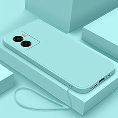 Funda Silicona Ultrafina Goma 360 Grados Carcasa S02 para OnePlus Nord N300 5G Cian