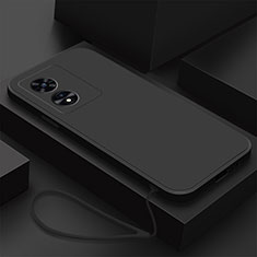 Funda Silicona Ultrafina Goma 360 Grados Carcasa S02 para Oppo A78 5G Negro