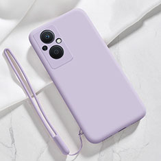 Funda Silicona Ultrafina Goma 360 Grados Carcasa S02 para Oppo A96 5G Purpura Claro