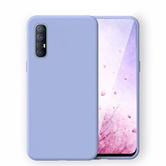 Funda Silicona Ultrafina Goma 360 Grados Carcasa S02 para Oppo Find X2 Neo Azul Cielo