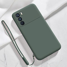 Funda Silicona Ultrafina Goma 360 Grados Carcasa S02 para Oppo K9 Pro 5G Verde Noche