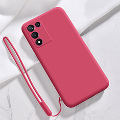 Funda Silicona Ultrafina Goma 360 Grados Carcasa S02 para Oppo K9S 5G Rojo