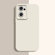 Funda Silicona Ultrafina Goma 360 Grados Carcasa S02 para Oppo Reno7 SE 5G Blanco