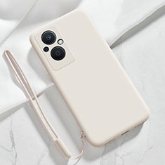 Funda Silicona Ultrafina Goma 360 Grados Carcasa S02 para Oppo Reno8 Lite 5G Blanco