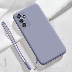 Funda Silicona Ultrafina Goma 360 Grados Carcasa S02 para Samsung Galaxy A04s Gris Lavanda