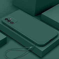 Funda Silicona Ultrafina Goma 360 Grados Carcasa S02 para Samsung Galaxy A05s Verde Noche