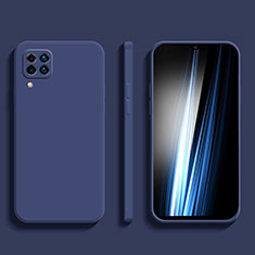 Funda Silicona Ultrafina Goma 360 Grados Carcasa S02 para Samsung Galaxy A12 Nacho Azul
