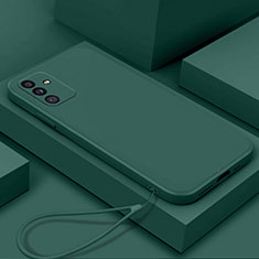 Funda Silicona Ultrafina Goma 360 Grados Carcasa S02 para Samsung Galaxy A15 5G Verde Noche