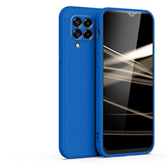 Funda Silicona Ultrafina Goma 360 Grados Carcasa S02 para Samsung Galaxy A42 5G Azul
