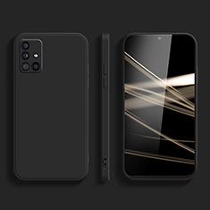 Funda Silicona Ultrafina Goma 360 Grados Carcasa S02 para Samsung Galaxy A51 4G Negro