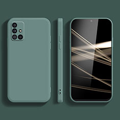 Funda Silicona Ultrafina Goma 360 Grados Carcasa S02 para Samsung Galaxy A51 4G Verde Noche