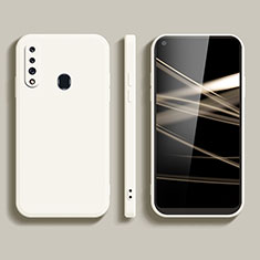 Funda Silicona Ultrafina Goma 360 Grados Carcasa S02 para Samsung Galaxy A60 Blanco