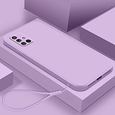 Funda Silicona Ultrafina Goma 360 Grados Carcasa S02 para Samsung Galaxy A71 4G A715 Morado