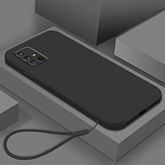 Funda Silicona Ultrafina Goma 360 Grados Carcasa S02 para Samsung Galaxy A71 4G A715 Negro