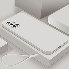 Funda Silicona Ultrafina Goma 360 Grados Carcasa S02 para Samsung Galaxy A71 5G Blanco
