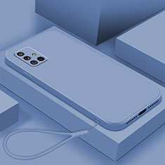 Funda Silicona Ultrafina Goma 360 Grados Carcasa S02 para Samsung Galaxy A71 5G Gris Lavanda