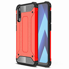 Funda Silicona Ultrafina Goma 360 Grados Carcasa S02 para Samsung Galaxy A90 5G Rojo