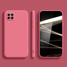 Funda Silicona Ultrafina Goma 360 Grados Carcasa S02 para Samsung Galaxy F12 Rosa Roja