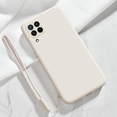 Funda Silicona Ultrafina Goma 360 Grados Carcasa S02 para Samsung Galaxy F22 4G Blanco