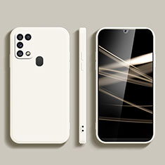 Funda Silicona Ultrafina Goma 360 Grados Carcasa S02 para Samsung Galaxy M21s Blanco