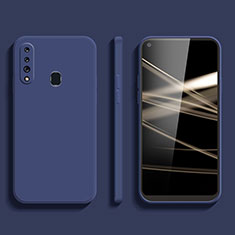 Funda Silicona Ultrafina Goma 360 Grados Carcasa S02 para Samsung Galaxy M40 Azul