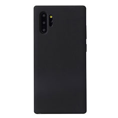 Funda Silicona Ultrafina Goma 360 Grados Carcasa S02 para Samsung Galaxy Note 10 Plus 5G Negro