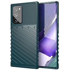 Funda Silicona Ultrafina Goma 360 Grados Carcasa S02 para Samsung Galaxy Note 20 Ultra 5G Verde